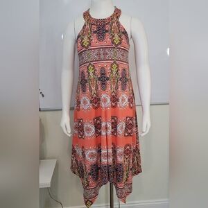 INC Petite Large Built-in Bra Summer Dress